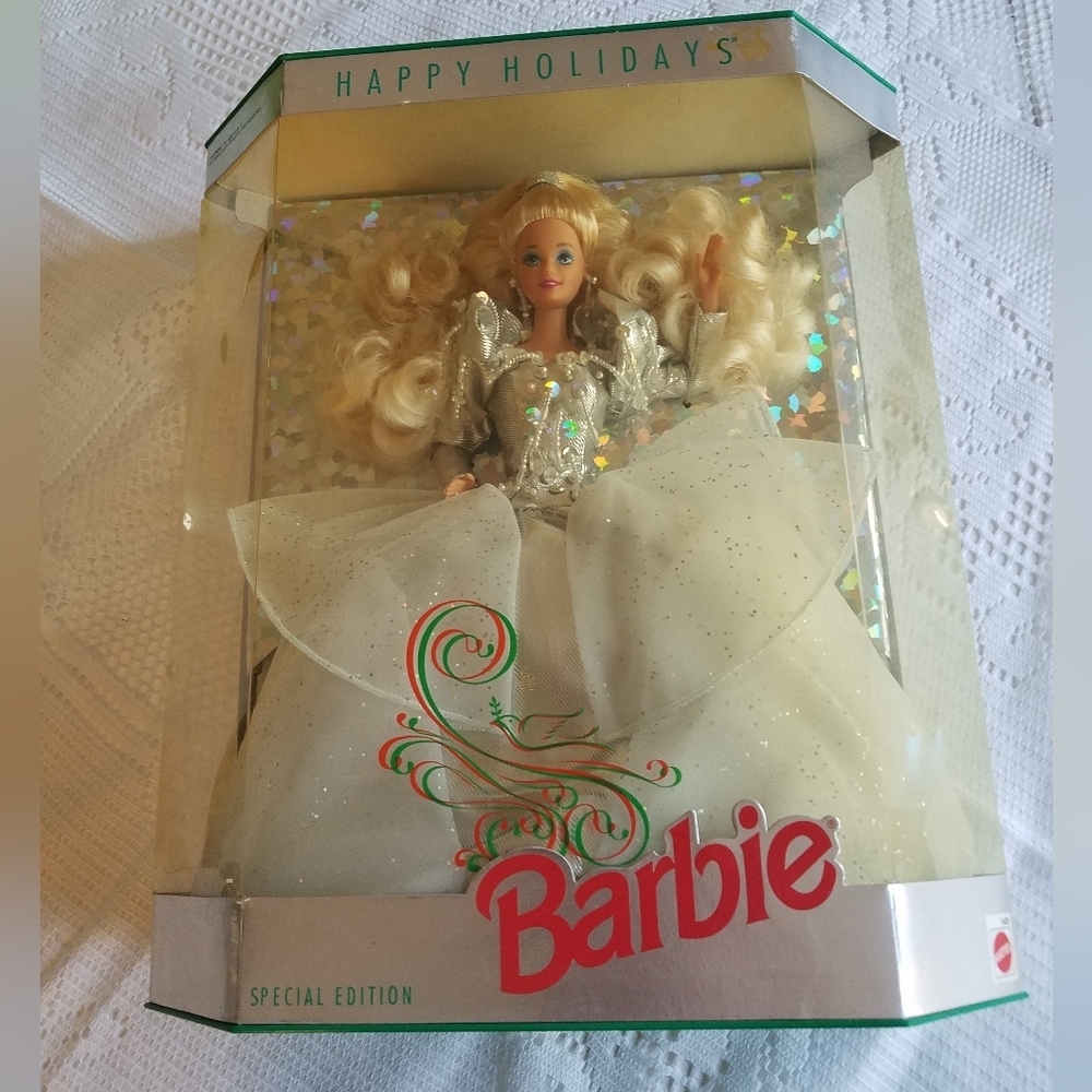 1992 Barbie Doll Happy Happy Holidays  Special Edition
